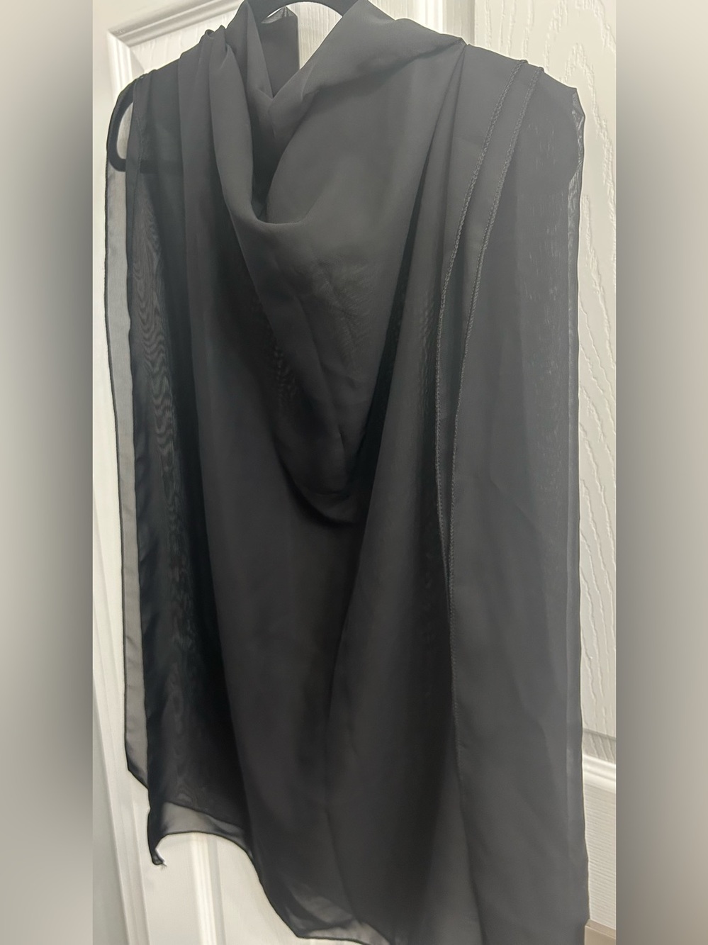 Black Sheer Scarf - Women Accessories